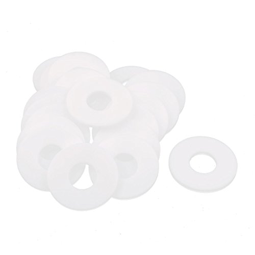 Aexit 20 Stücke DN15 45 x 18 x 3mm PTFE-Flanschdichtung Sanitärrohrfitting Ferrule Weiß (190074da418ea003bb0cfafc8575883c) von Aexit
