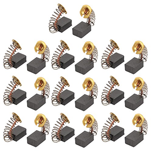 Aexit 20 stücke 12mm x 9mm x 6mm Gefederte Bohrmaschine Motor Kohlebürste Elektrowerkzeug (109b5154209a97f5ebc6d5ab2aee12db) von Aexit