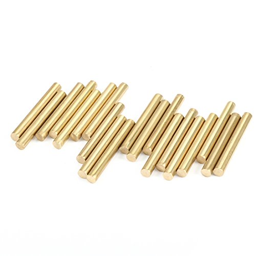 Aexit 20 stücke Messing Runde Wellenstangen Achsen 3mm x 25mm für RC Spielzeugauto (7c1443753ecf1d5549693a03803d0104) von Aexit