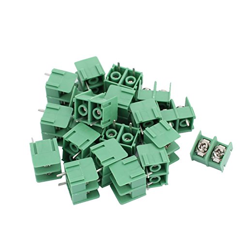 Aexit 20Pcs KF7.62 AC300V 2P 7.62mm Pitch Zaun Typ Leiterplattenklemme Blau (50d01441a59d03938f155eabf8efd7ac) von Aexit