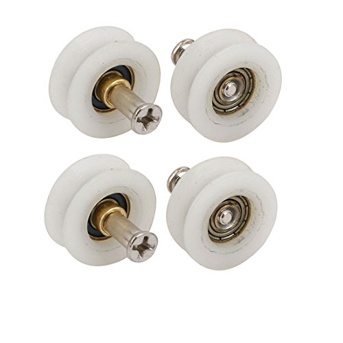 Aexit 23mm dia kunststoff rad schiebetür fenster roll rollen rollenscheiben 4 stücke (4e2ba05a069db4decd35e5184ce8b326) von Aexit