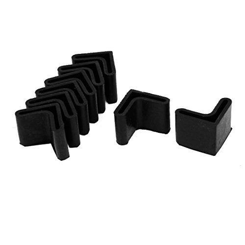 Aexit 24mm x 24mm L Form Möbel Winkel Gummi Pad Fuß Beinabdeckung Schutz 8 STÜCKE (470bd266d6da57b2e811b96effba9a8d) von Aexit