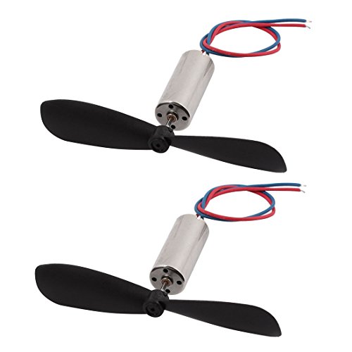 Aexit 2Pcs DC 3,7 V 20000 RPM 716 Motor mit CCW Hubschrauber Propeller für RC Quadcopter (a8b135172564cb469ffb1428b504c899) von Aexit