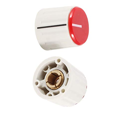 Aexit 2Stk Plastik Hülle 6mm Shaft Durchmesser Potentiometer Drehknöpfe Drehregler Aexit 2Stk Plastik Hülle 6mm Shaft Durchmesser Potentiometer Drehknöpfe Drehregler von Aexit