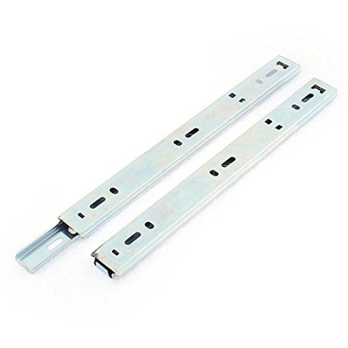 Aexit 2Stk Schrank-Zubehör 240mm Metall Kugelführung Seite montiert Schubladenauszüge Schubladenschienen Rollenführung Aexit 2Stk Schrank-Zubehör 240mm Metall Kugelführung Seite montiert Schubladenauszüge Schubladenschienen Rollenführung von Aexit