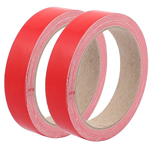 Aexit 2pcs 20mm Breite rot stark einseitig Klebeband wasserdicht verschleißfest keine Spur 10m Länge (b881e62b8faf5760ebb54f6b5fb24b47) von Aexit