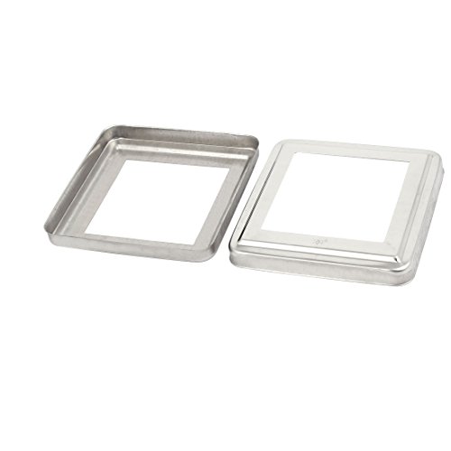 Aexit 2pcs Treppenhandlauf Handlauf 80mm x 80mm Pfostenabdeckung 304 Edelstahl (08df07b81d89719fe09fccad33850b1f) von Aexit