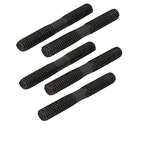 Aexit 3/8' 'Gewinde 3' 'Länge Kohlenstoffstahl Doppelendstecker Fastoner Schwarz 5St (7a0ea4f4890a7125a20a36488893e135) von Aexit