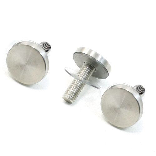 Aexit 3 Stücke 30mm Durchmesser Edelstahl Kappe Abdeckung Ornament Spiegel Runde Schrauben Nägel (1e51bc2b08d40cfef43acd2457aad94d) von Aexit