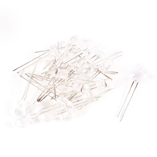 Aexit 30 Stück 9mm x 5mm Gemeinsame Kathode Dual Terminals Weiße LED Leuchtdiode (08099e3c3fe0a59b8cd834384c509914) von Aexit