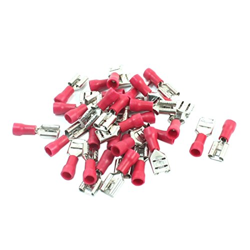 Aexit 30 Stücke FDD1.25-250 22-16AWG Rote PVC Hülse Kabelverschraubung Isolierte Buchse Spaten Crimp Terminal (17601c6faed7b544388f7d8942090d0f) von Aexit
