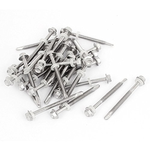 Aexit 30 stücke M5.5 x 60mm Überdachung Flansch Hex Sechskant Selbstbohrende Tek Schrauben (f148d5b2d892217d9dcaee6c4ffd369e) von Aexit
