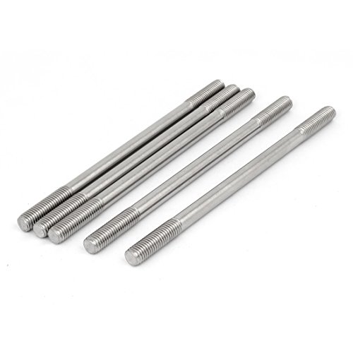 Aexit 304 Edelstahl Double End Gewinde Engen Einstellbar Schubstange Stud M10x180mm 5 stücke (a9d13da3d6ebea239d2a49235ee88a4b) von Aexit
