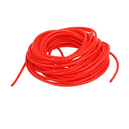 Aexit 3mm Durchmesser. Flexibles Spiralschlauch-Kabel-Wire-Wrap-Computer verwalten Kabel rot 10 Meter Länge (ec1d00018e23b73a475590c655991433) von Aexit