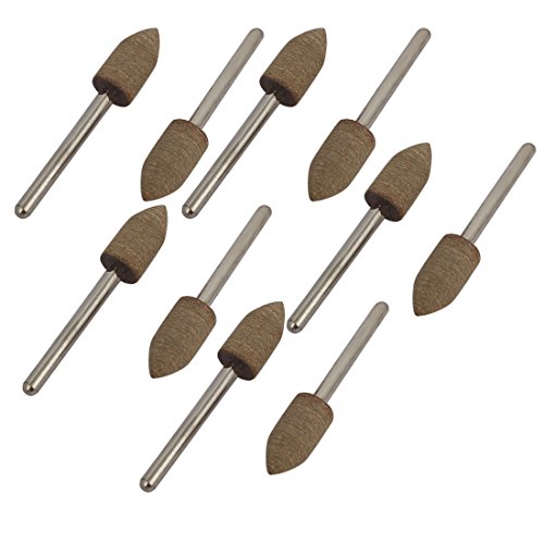 Aexit 3mm Schaft 8mm Kegelkopf Kuh Leder Schleifen Montiert Punkt Polierwerkzeug 10 stücke (c924bc9189b0c3b64a06ecee8fe74ccc) von Aexit