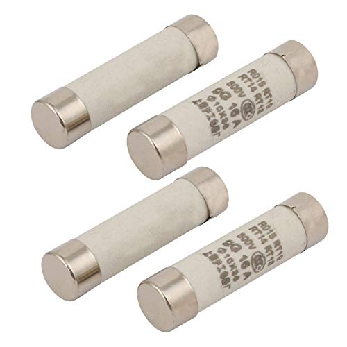 Aexit 4Pcs 16A RO15 RT18 RT14 RT16 10mm x 38mm Zündung zylindrische Keramikrohrsicherungen (d3a67c3c44018ee952ded7dd7f51efea) von Aexit