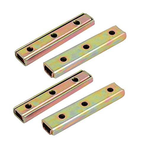 Aexit 4Pcs 76mmx16mmx8mm Slide Schiebesteckverbinder Jointer Befestigungswinkel Bronze Ton (6f4713d6f760f4b160a267e6b057b647) von Aexit