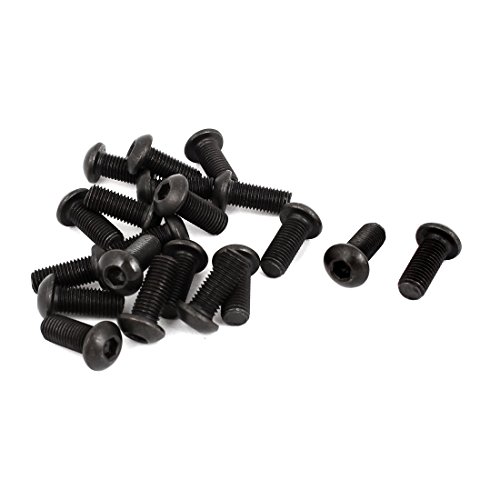 Aexit 5/16-24 x 3/4' 'UNF 10.9 Edelstahl Innensechskant Linsenkopfschrauben Schwarz 20 Stck (cabae0e40fe5e58dfb5755745fc16d13) von Aexit