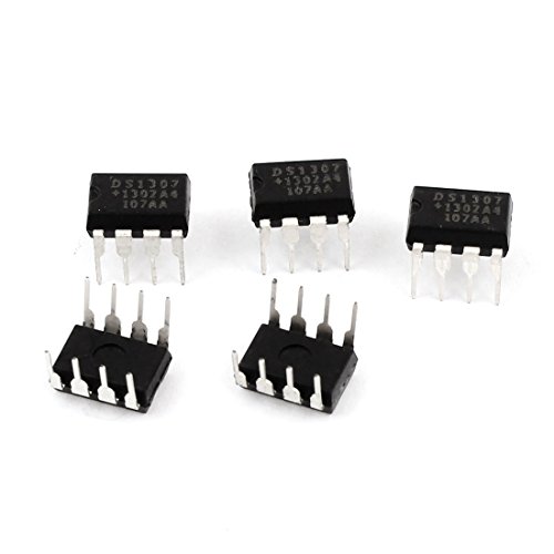 Aexit 5 Stück DS1307 DIP-8 Echtzeit-Echtzeituhr mit RTC-IC mit 56 Byte (0730c150eeb58ea4b7acc6072afba60e) von Aexit
