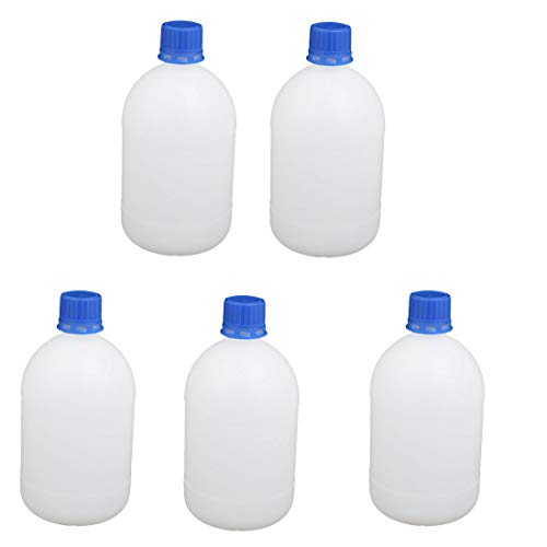 Aexit 5 stücke 1000 ml Blau Abdeckung Weiß Kunststoff Schraubdeckel Probe Reagenzflasche w Seal Lip (a402c24a41d6974e0a463b04a8c39d61) von Aexit