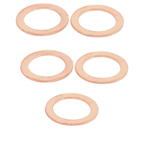 Aexit 5 stücke 28mm x 40mm x 1,5mm Kupfer Flache Ring Dichtungsquetschscheibe Dichtung (c64fb84e954fbf476a066da9977dedaf) von Aexit