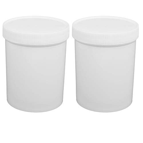 Aexit 500 ml HDPE Kunststoff Weithals Runde Labor Experiment Flasche Weiß 2 stücke (086da29ecf53e347066c1305c9ad1ca7) von Aexit