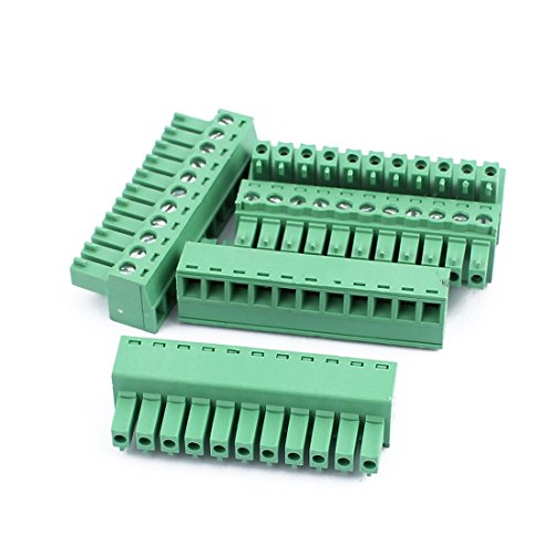 Aexit 5Pcs 300V 2EDGK 3,81 mm Pitch 11-Pin PCB Schraubklemmenanschluss (3f6f757e129834993be84f0a19e0010f) von Aexit