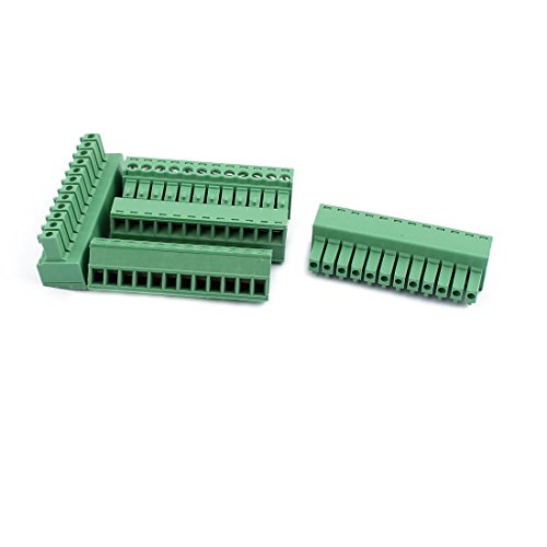 Aexit 5Pcs 300V Elektronik & Foto KF2EDGK 3,5mm Pitch 12-Pin Leiterplatten Zubehör Schraubklemmen Anschluss von Aexit