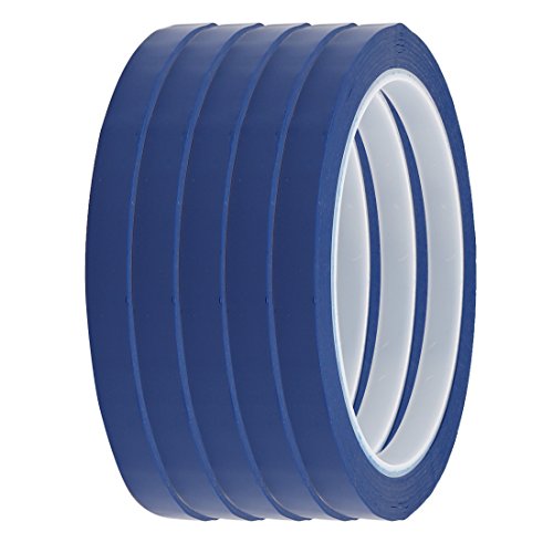 Aexit 5Pcs 8mm Breite 164ft Länge einseitig elektrisch isoliertes Klebeband blau (ecdeec367839c0deafa9bdb4d2c66a2e) von Aexit