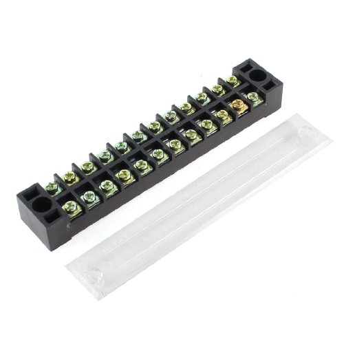 Aexit 600V 15A 12 Positionen zweireihige Schraubklemmleiste (102e52174ad32d00081497288143b43d) von Aexit