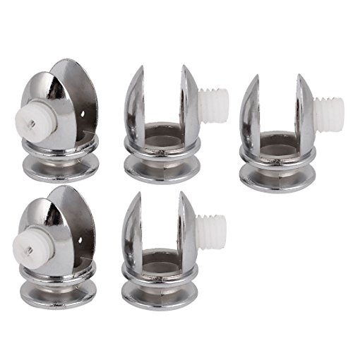 Aexit 6mm-8mm Dicke Einstellbare Schraube Zinklegierung Glas Clip Clamp 5 Stücke (4ee4e46a976282823f784030f3754a1d) von Aexit