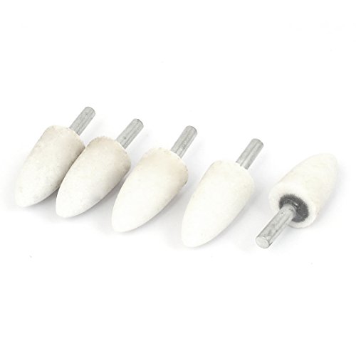 Aexit 6mm Schaft 20mm Cone Head Dia Ceramic Mounted Point Schleifstein Weiß 5pcs (7b0e1ad233a967b20b404c4de2a29924) von Aexit