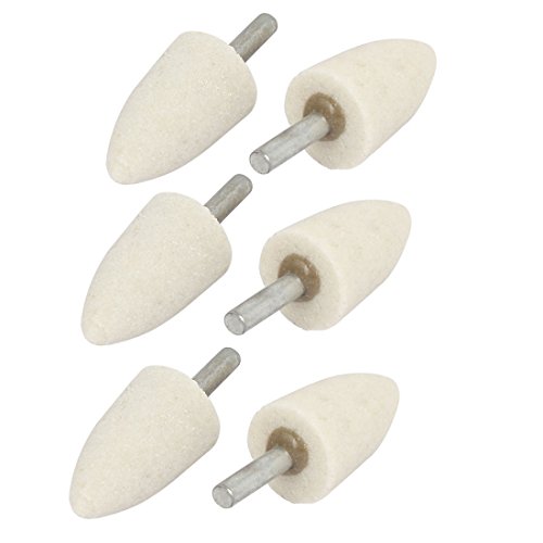 Aexit 6mm Schaft 25mm Kopfdurchmesser Konische Form Montiert Schleifpunkt Weiß 6tlg (d77a44a5f00a4be928ff67cf6da2d577) von Aexit