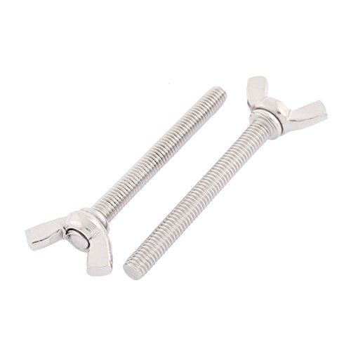 Aexit 70mm M6 Gewinde 304 Edelstahl Flügelschrauben Verschlussschraube 2St (229eee35e42a07cd933c8e0a1aafeacd) von Aexit