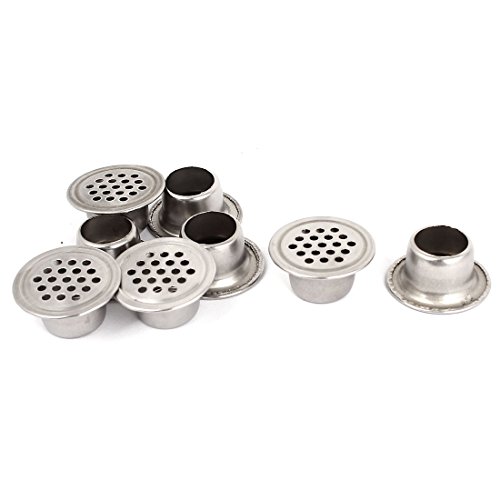 Aexit 8 Baustoffe Stück 15mm Rund Edelstahl Lüftungsgitter Belüftungsgitter Türen Lüftung Gitter von Aexit