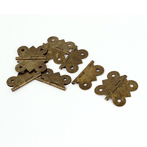 Aexit 8 stück 32mm lange metall faltbare drehbare tür kabinett buttScharniere Bronze Ton (93d32d6ff12caa56879dc16605f943de) von Aexit