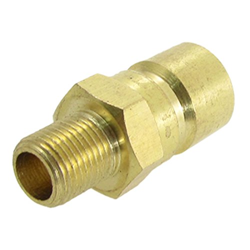 Aexit 9mm Durchmesser-männlicher Feingewinde-Form-Messingrohr-Nippel, der Gold-Ton passt (0f281fc4d10f631974001346efd410c3) von Aexit