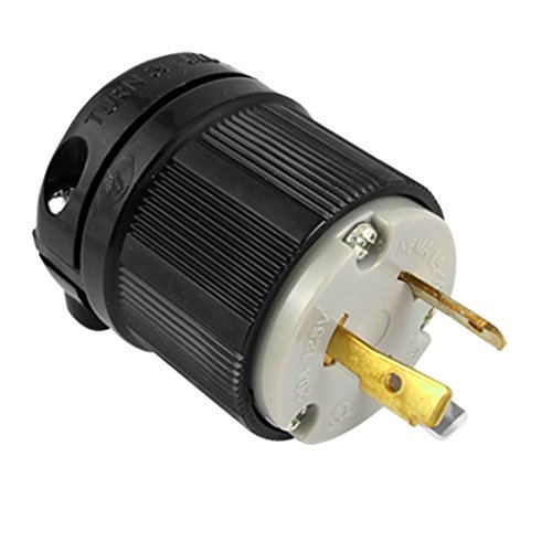 Aexit AC 125 V 20A Nema L5-20P 3-poliger Twist Lock-Stecker für männliche Stecker (caf789481d4eb983611d45a9d0554bce) von Aexit