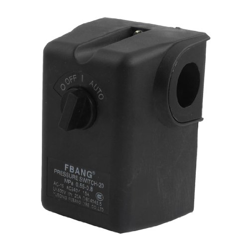 Aexit AC 240V 15A 80-115PSI Druckluft-Steuerventil für 1 Druckluftkompressor (b5b4ae1b0d59244d9e700028ae0c7302) von Aexit