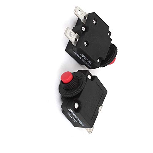 Aexit AC125V/250V 12A 10mm Gewinde NC Kreis Leistungsschalter Schutz 2 Stk de von Aexit