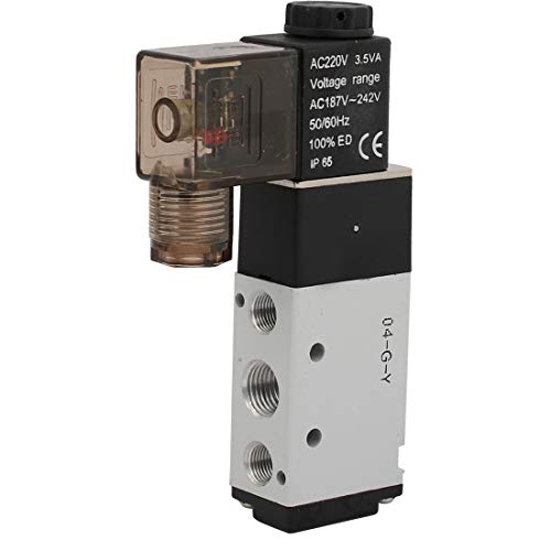 Aexit AC220V 3.5VA 2 Position 5 - Wege - pneumatisches Luftmagnetventil 4V210-08 (19299e7fef9b73b6bbd29b504675ca8f) von Aexit