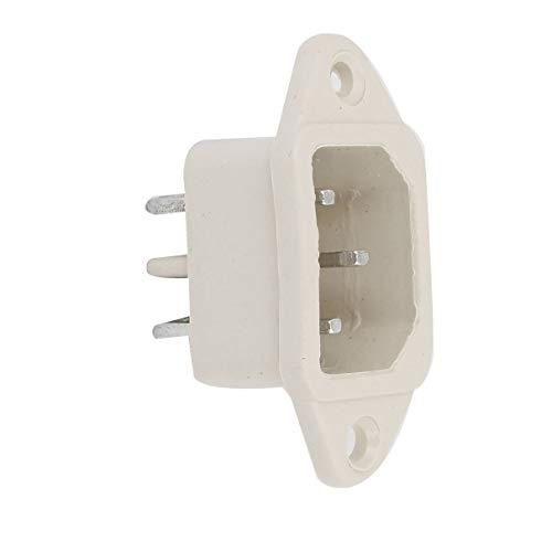 Aexit AC250V Schrank-Zubehör 10A IEC 320 C14 Stecker 3P Schraube Netzstecker Scharniere Adapter Weiß Aexit AC250V Schrank-Zubehör 10A IEC 320 C14 Stecker 3P Schraube Netzstecker Scharniere Adapter Weiß von Aexit
