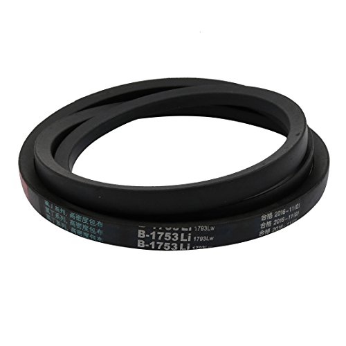 Aexit B1753 17mm breiter 11mm dicker Gummi-Antriebsriemen Keilriemen schwarz (74aa169a8041653197def6c9a7f1d11a) von Aexit