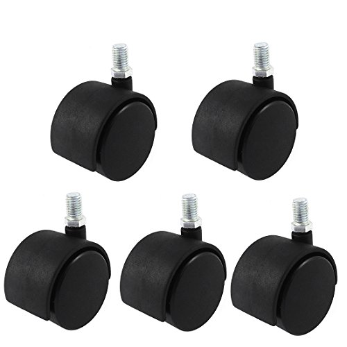 Aexit Bürostuhl 3/8' 'x 5/8' 'Tgeschraubte Stem Nylon 2 '' Swivel Twin Caster Wheels 5St (0ef07416096df1220d3abed83b2cd9f2) von Aexit