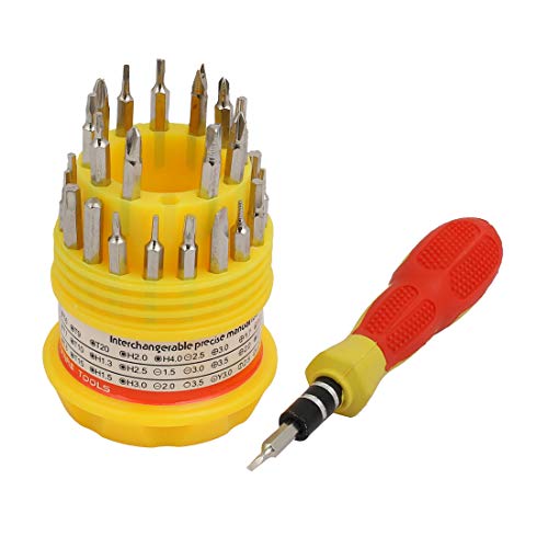 Aexit CR-V-Magnetbits für verschiedene Größen - Präzisions-Schraubendreher-Werkzeuge 31 in 1 Satz (2eac7ba1293c74b752f42428ed595833) von Aexit