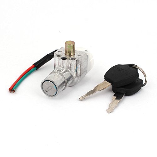 Aexit DC 48V 2 Drähte Zündschloss Schlüsselschloss für Elektroroller E-Bike (c1805aa60f44a0f610be442f199c6bd2) von Aexit