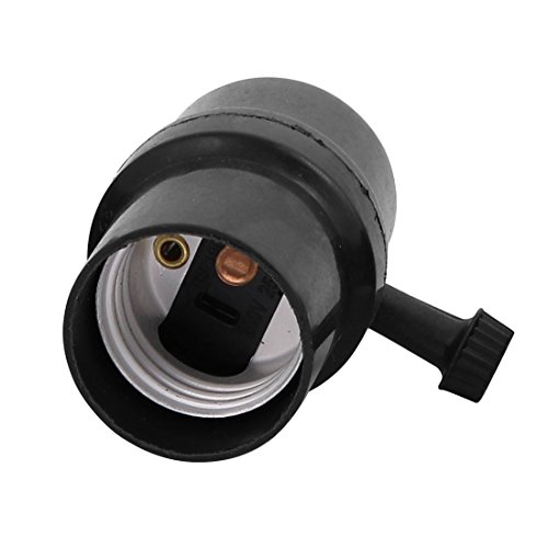 Aexit E26-B AC 250V 660W Industrielle Lampenfassung Schwarz mit Ein/Aus-Drehschalter (9533389b95ab19fd1409b33f6b8da43c) von Aexit