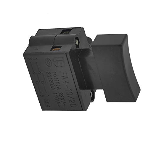 Aexit FA4-10 / 2D DPST - Verriegelung am Auslösetaster des Elektrowerkzeugs AC 110V 20A (1b411bea13a6e23bda35e9966f0407e3) von Aexit