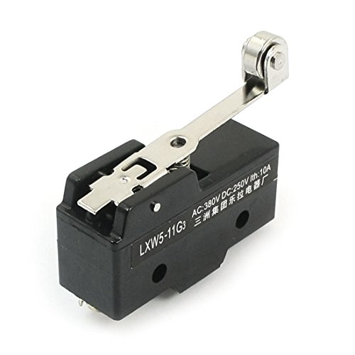 Aexit LXW5-11G3 SPDT 1NO 1NC 3 Schraubklemmen Momentary Automatic Reset Langer Hinge Roller Lever Limit Mikroschalter (806f7e996f9b05e300a75082d1597e21) von Aexit