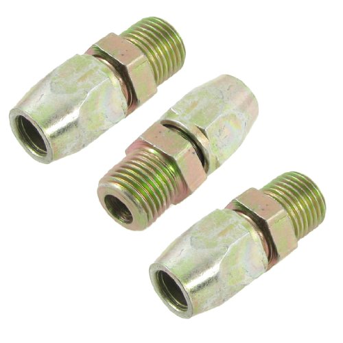 Aexit Luftpfeife Messing Farbe 1/8' 'Außengewinde Außengewinde 3 Stück (706b6247fdaa36f24b9f6d3be87c93ad) von Aexit